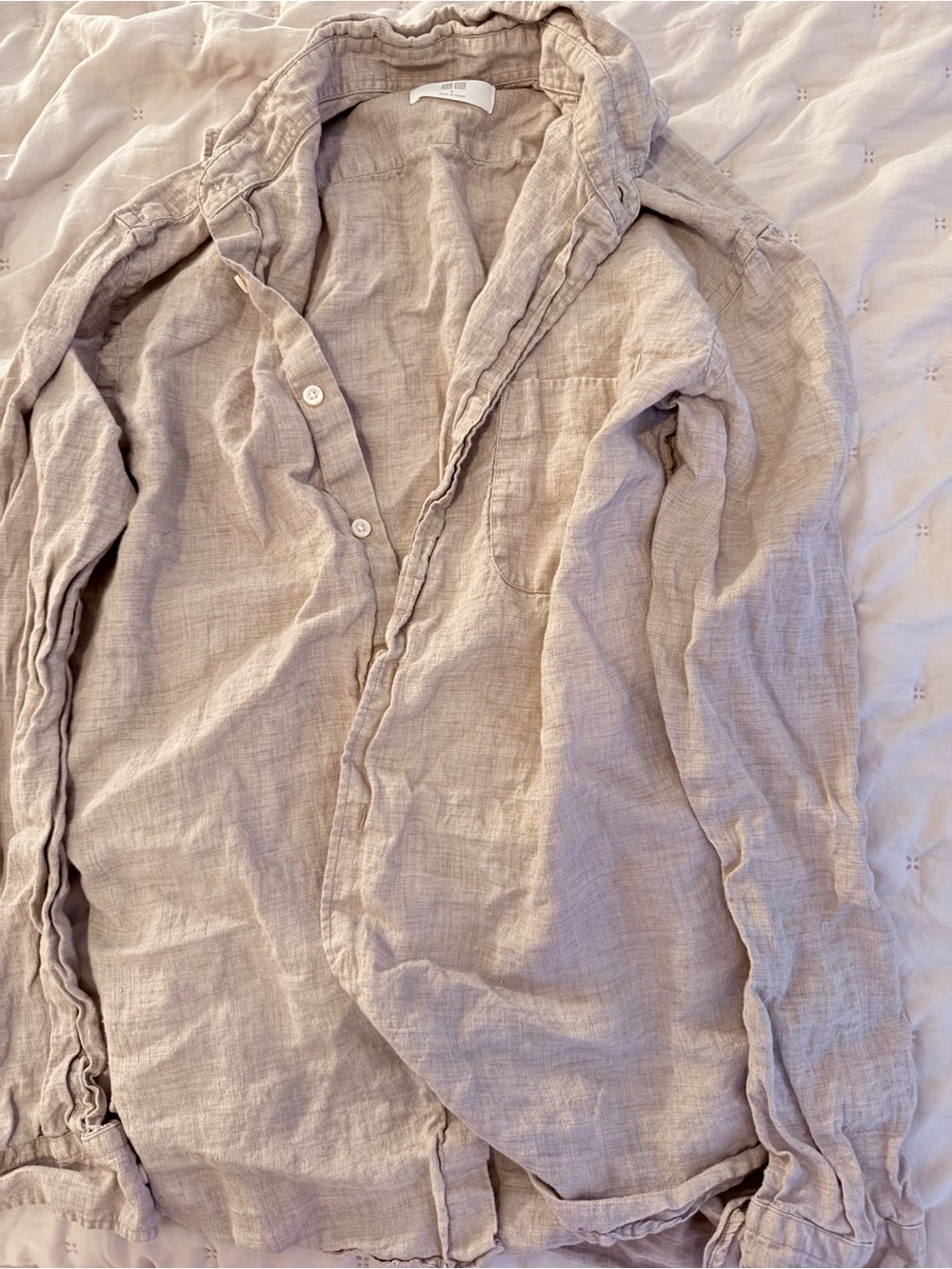Uniqlo linen shirt size L